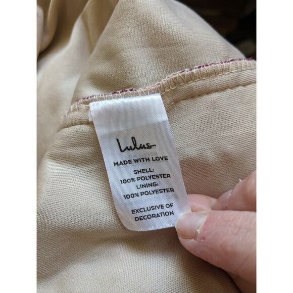 Lulus Alluring Dream Burgundy Floral Mesh Lace Trumpet Midi Dress Size XS - Picture 14 of 15